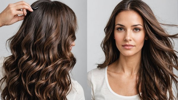 Routine de soins capillaires pour cheveux secs et abîmés